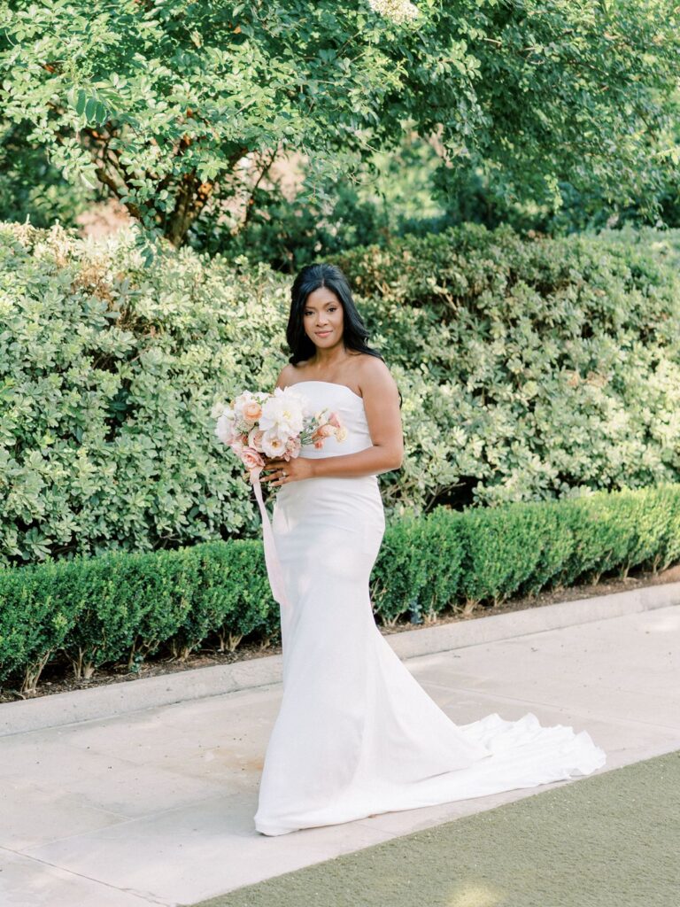 McGovern Centennial Gardens wedding bridal portrait