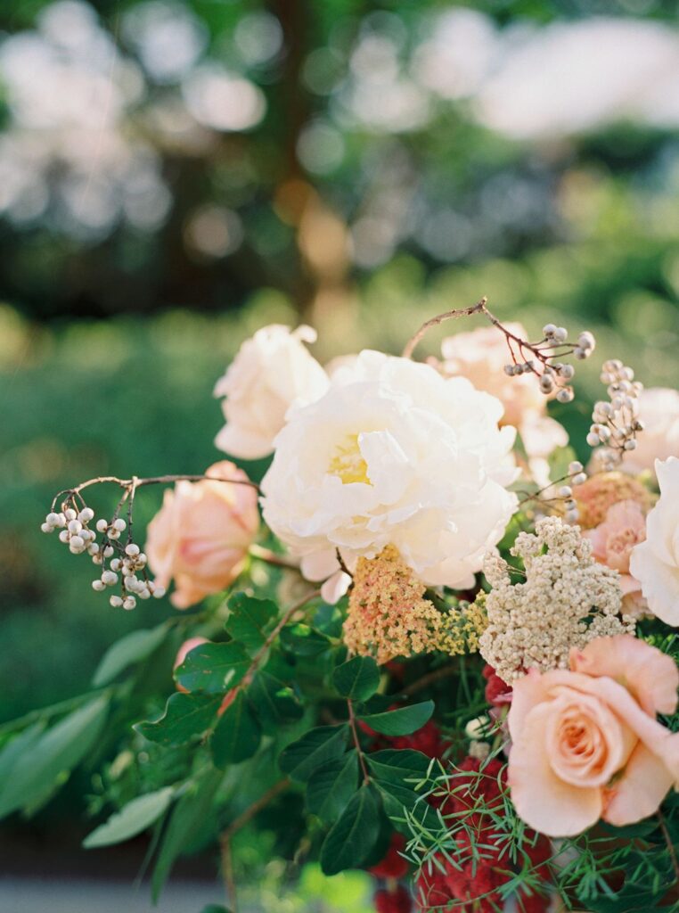 McGovern Centennial Gardens wedding ceremony flowers