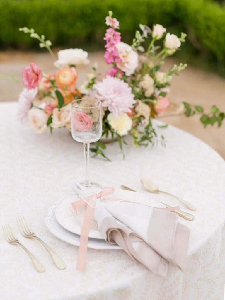 McGovern Centennial Gardens wedding reception table