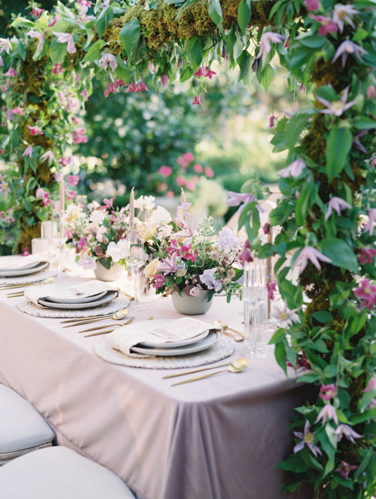 reception table, wedding reception, garden wedding